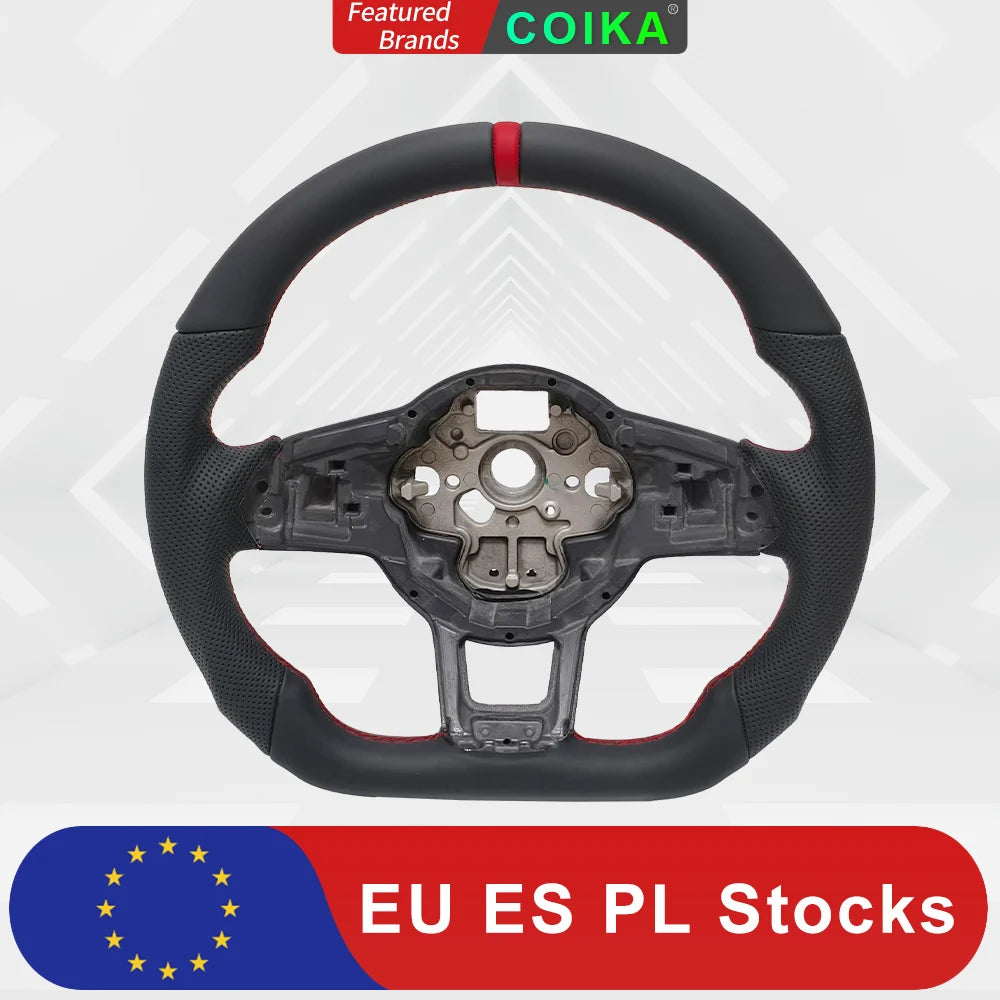 COIKA Steering Wheel Upgrade For Volkswagen Golf 7 GTI Perforated Leather