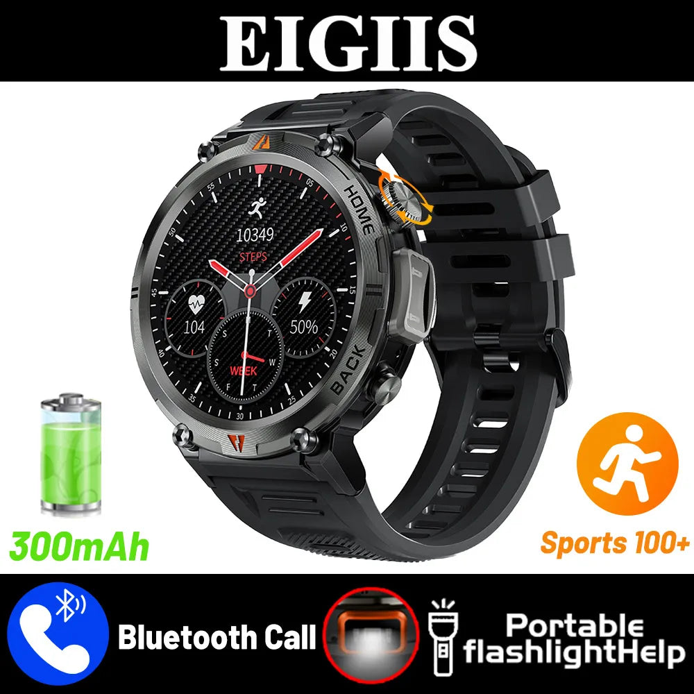 EIGIIS KE3 Smartwatch For Men With Health Monitor Bluetooth