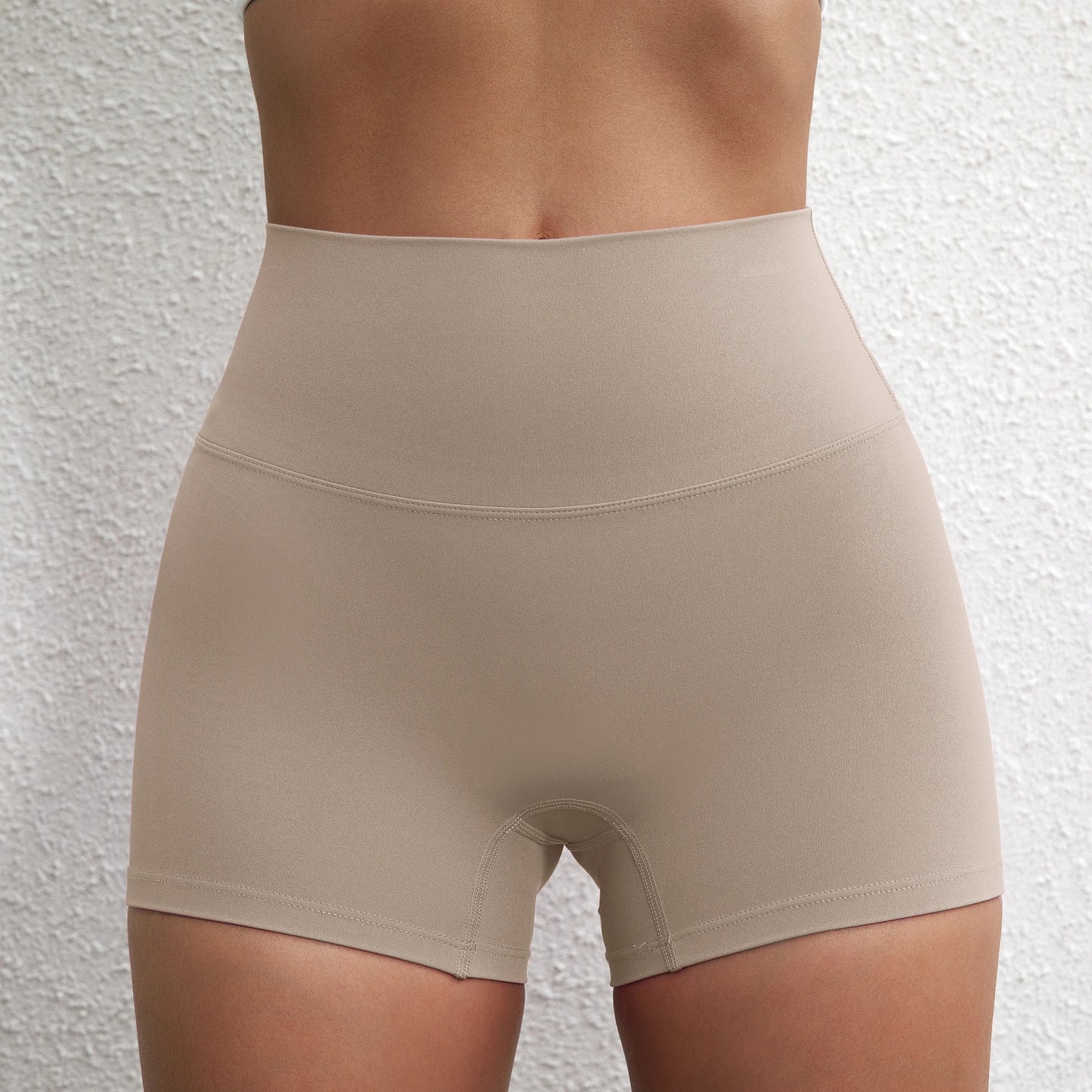 Women High Waist Fitness Shorts Squat Proof For Yoga Running Training