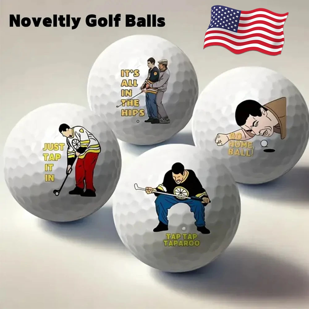 Golf Balls 4 Pack Unique Designs For Long Distance Practice