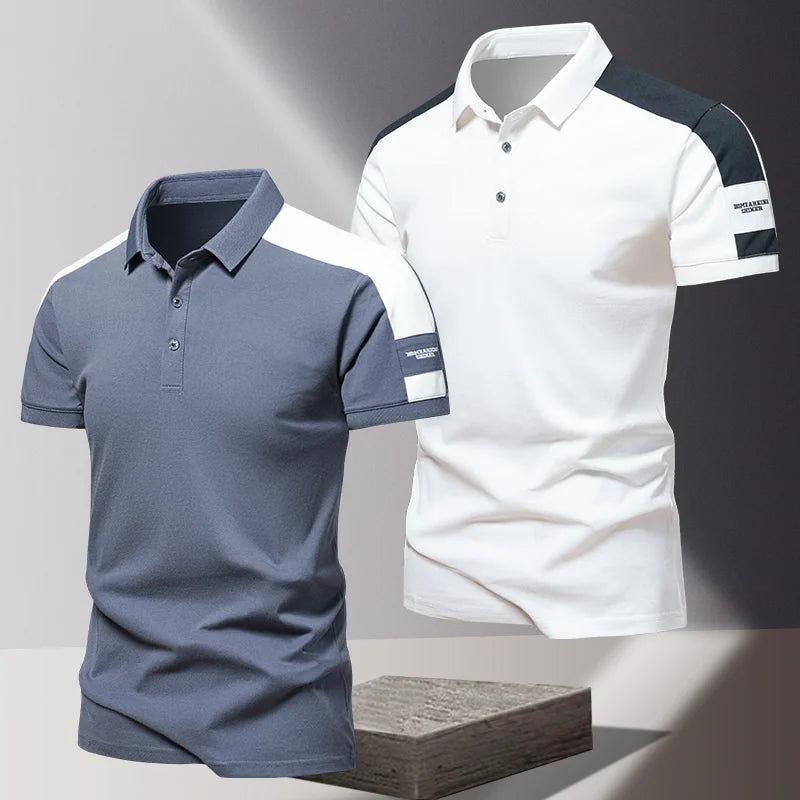Lane JT CN Men’s Polo Shirt Cotton Short Sleeve Breathable