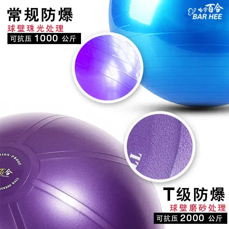 Pregnancy Yoga Exercise Ball With Base For Fitness Training and Strength Workouts