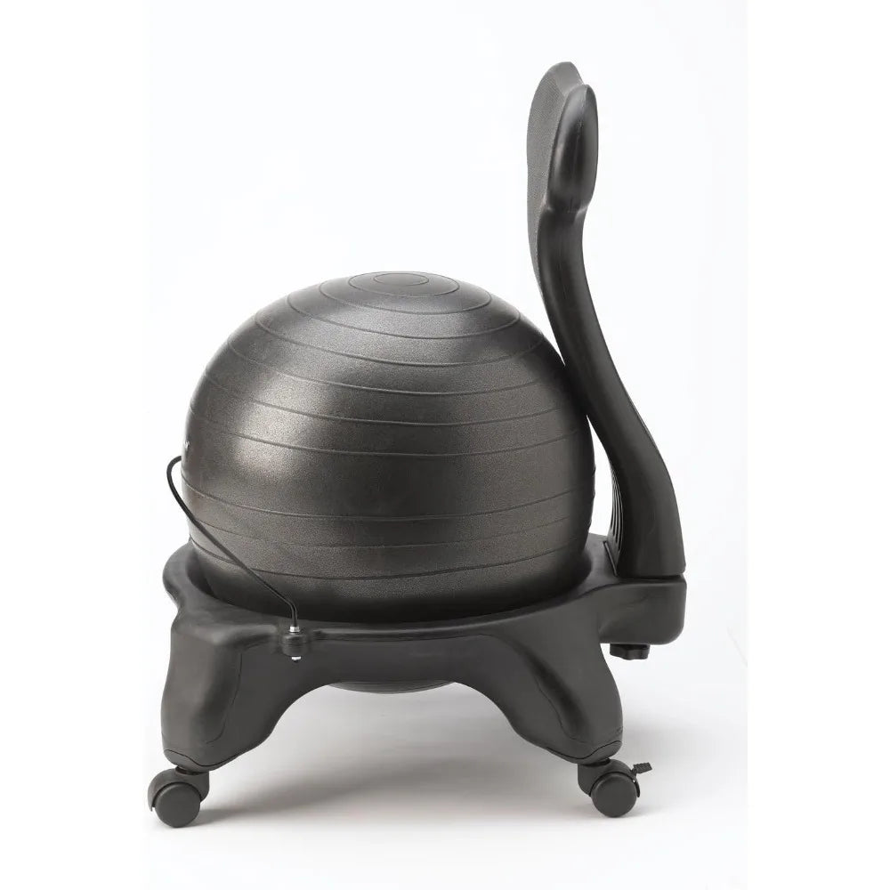 Gaiam Classic Balance Ball Chair With Pump And Guide