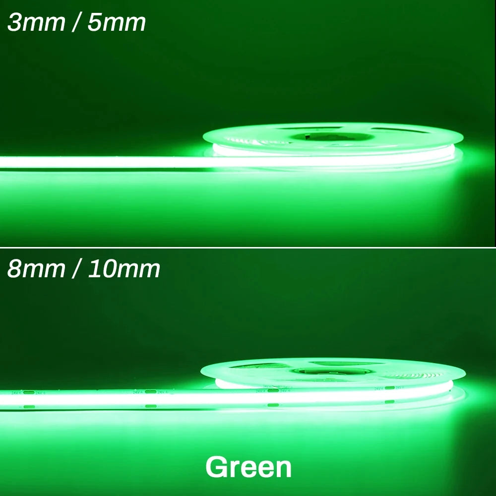 Cooleeon LED Strip Lighting 12V 24V Dimmable Tape Home Decor