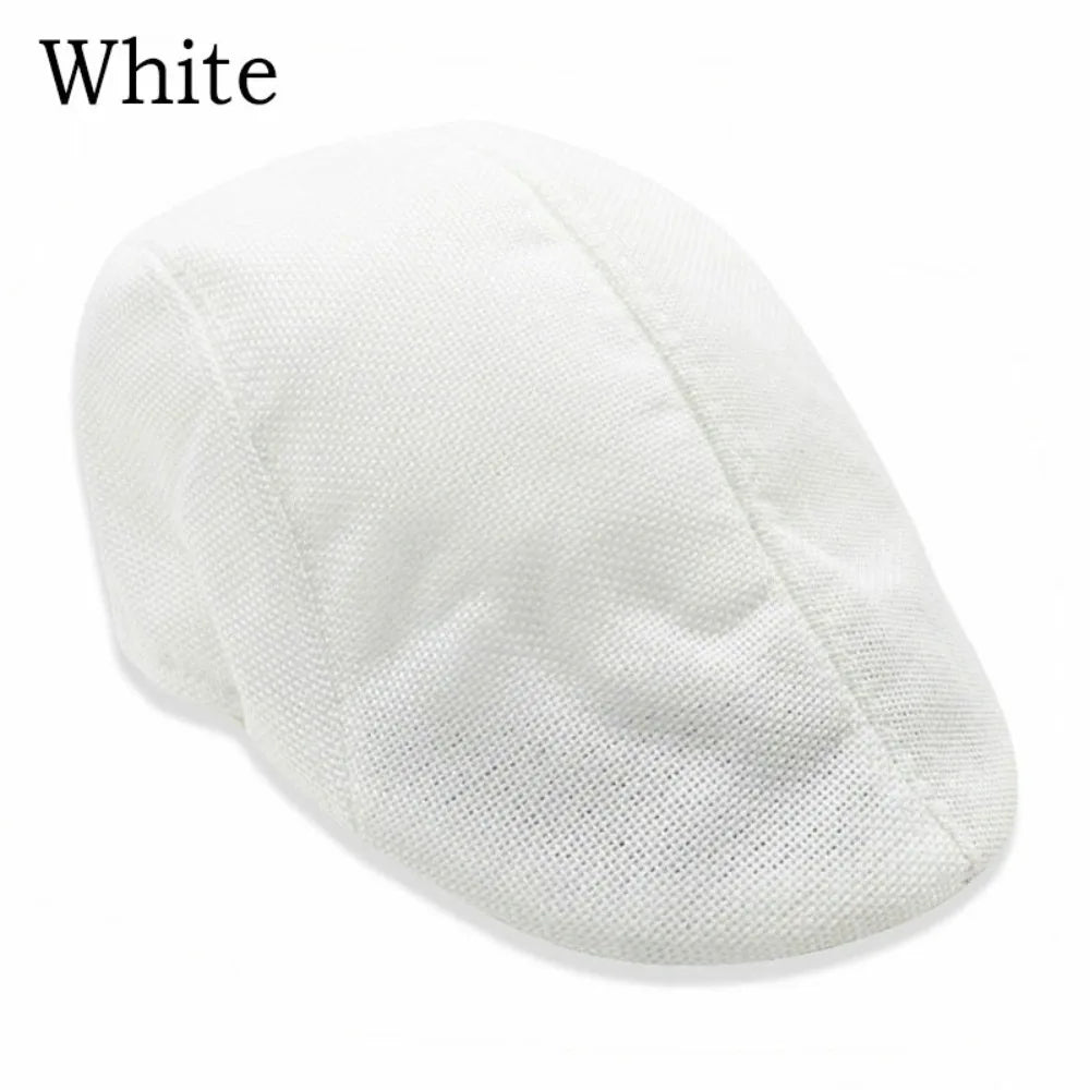 Peaky Newsboy Golf Cap For Men And Boys Vintage Beret
