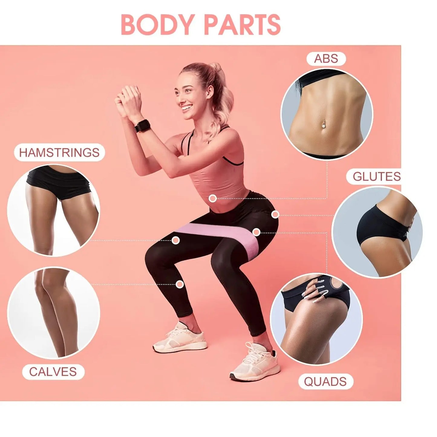 Professional Resistance Bands For Legs And Glute Workouts