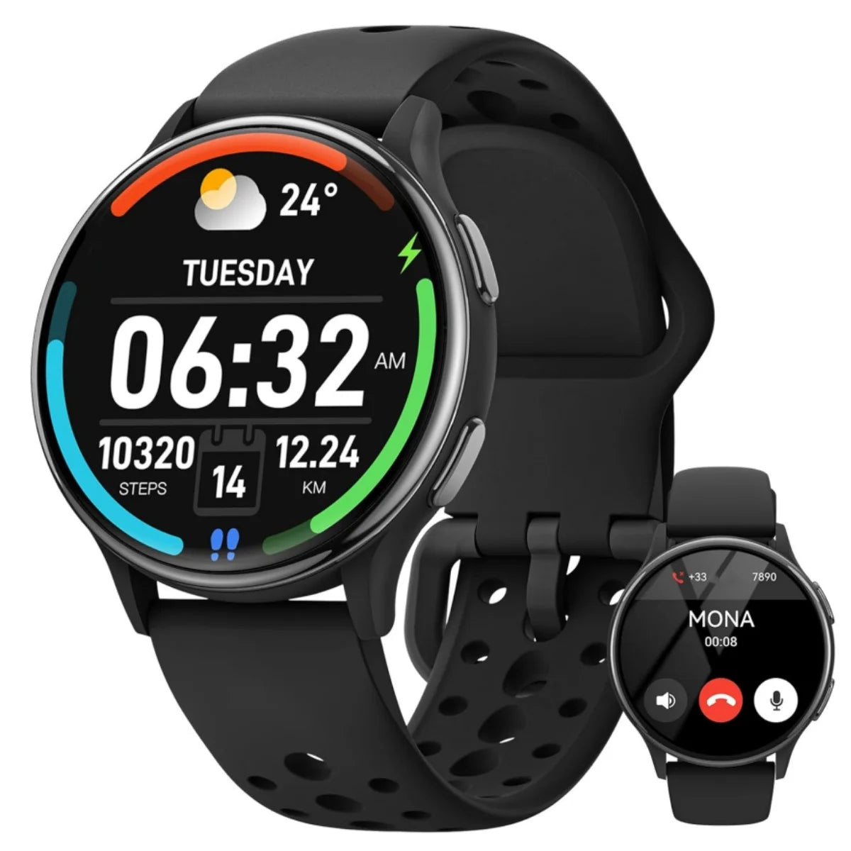 Bran Women Smartwatch Fitness Tracker for iPhone and Android