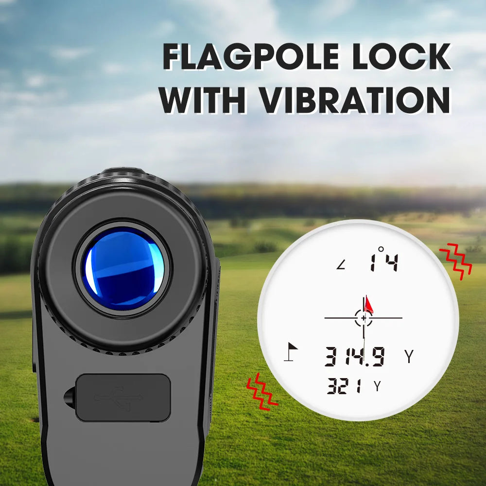 Nohawk Golf Rangefinder AK-600H With Slope Compensation Flag Lock