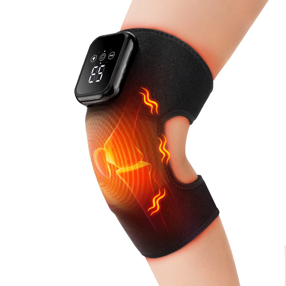 AFDEAL Electric Knee Massage Pad With Heated 3-Level Hot Compress