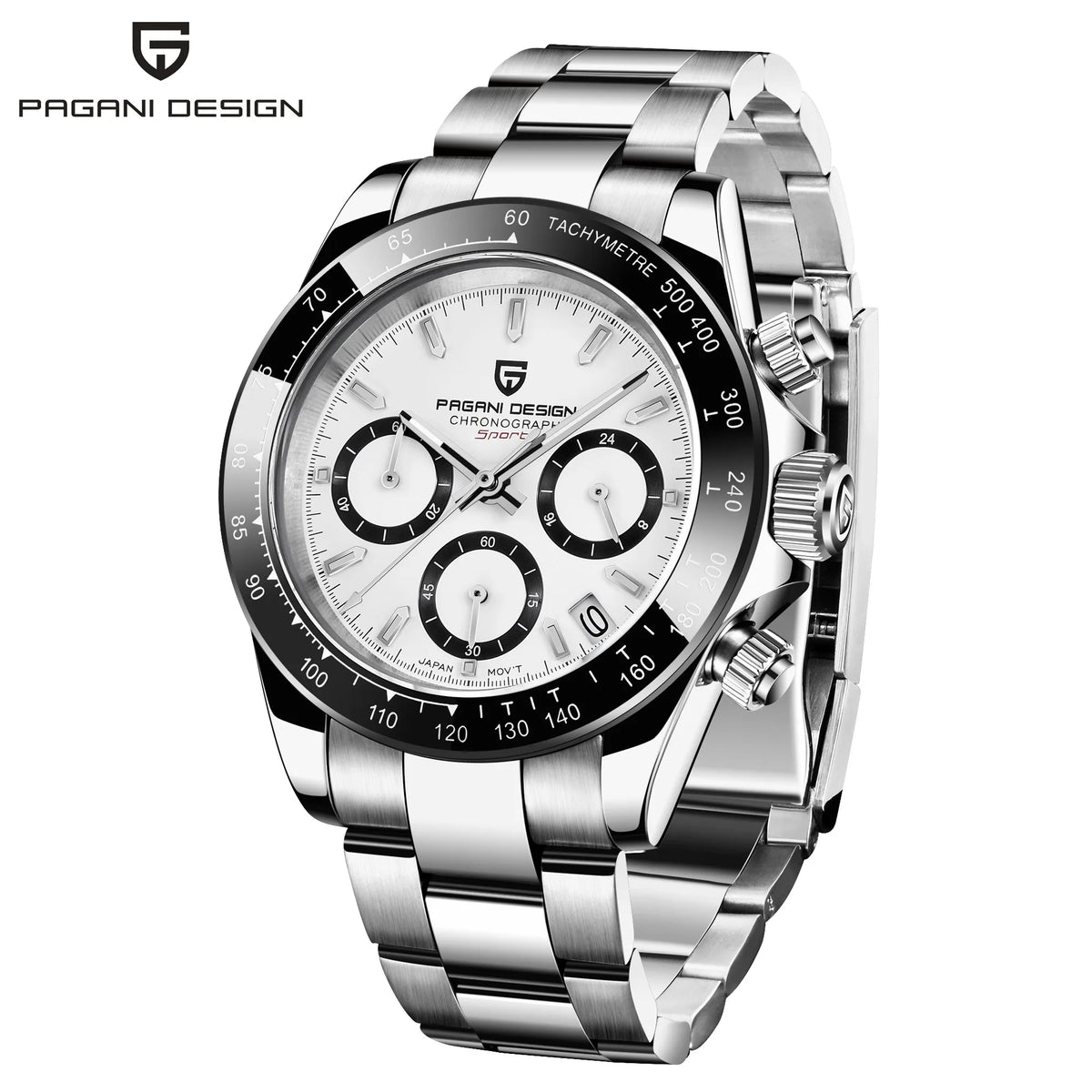 PAGANI DESIGN PD1644 Men Stainless Steel VK63 Chronograph Watch