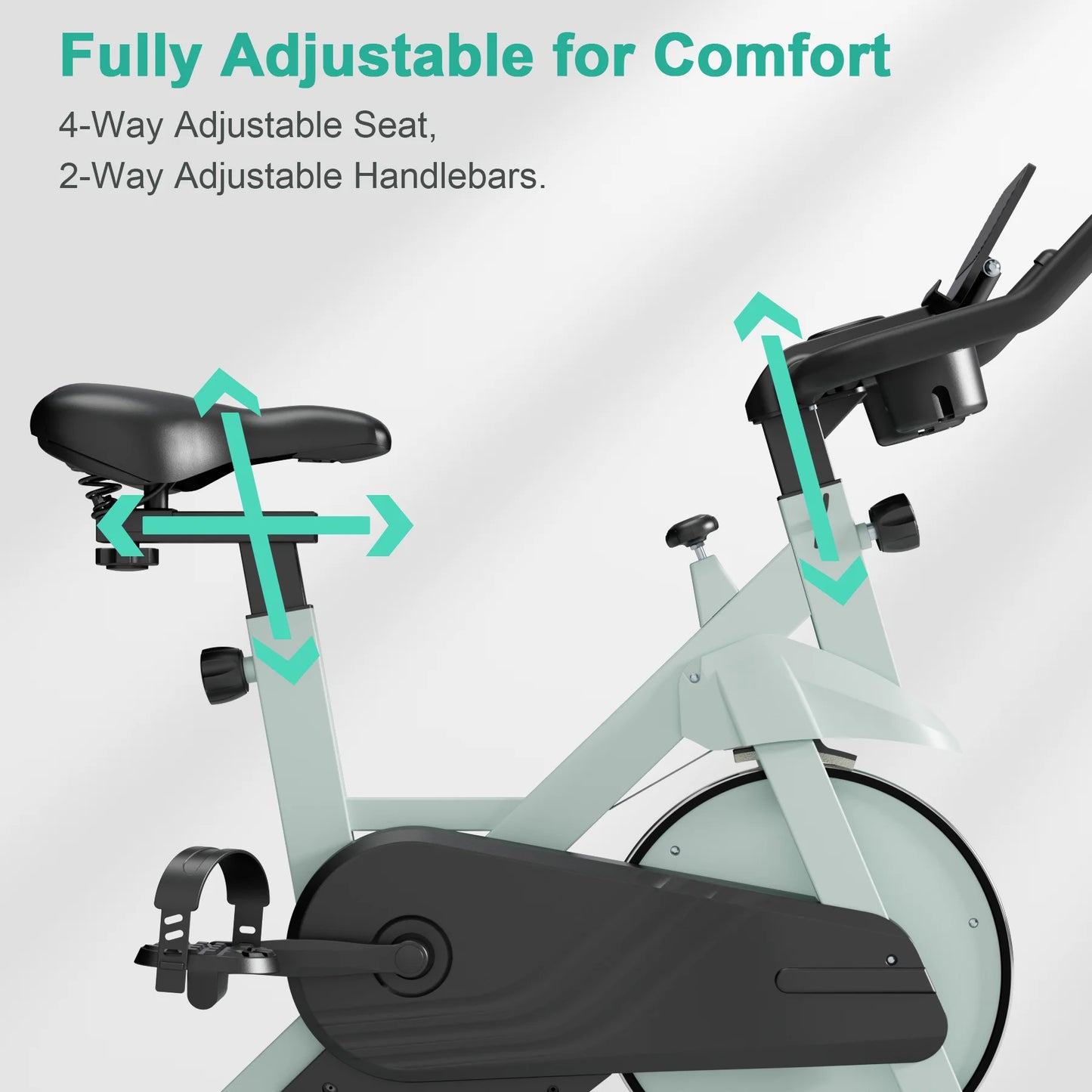 Superun 32 Level Magnetic Resistance Exercise Bike