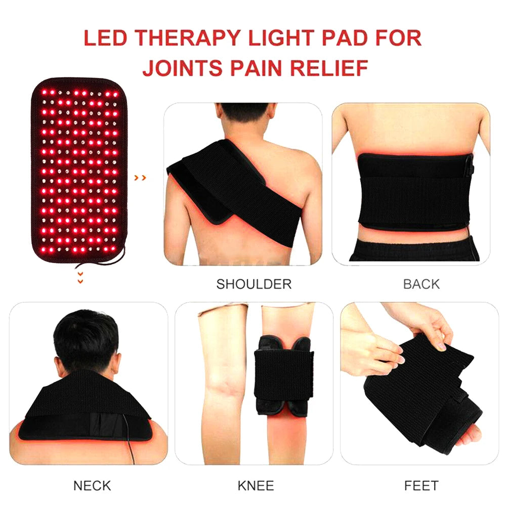 Infrared LED Therapy Heating Pad for Face and Body Relief