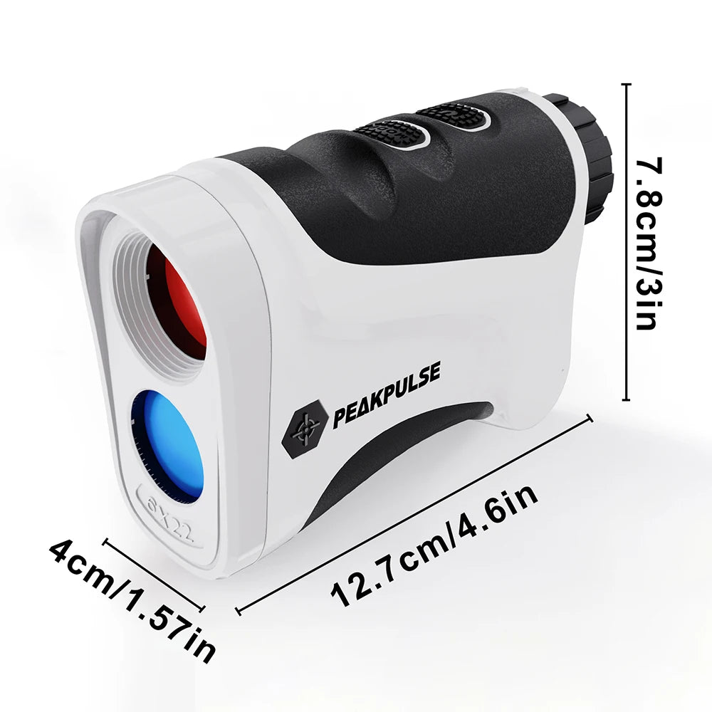 Peakpulse 650 Yard Golf Laser Rangefinder With Slope Compensation