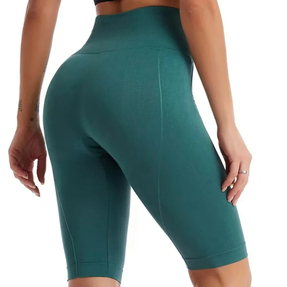 VEKY High Waist Biker Shorts Women Push Up Tummy Control Yoga