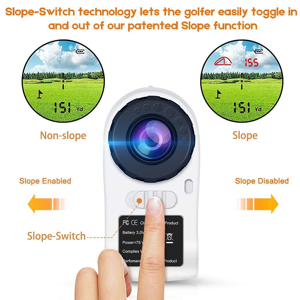 Peakpulse 650 Yard Golf Laser Rangefinder With Slope Compensation