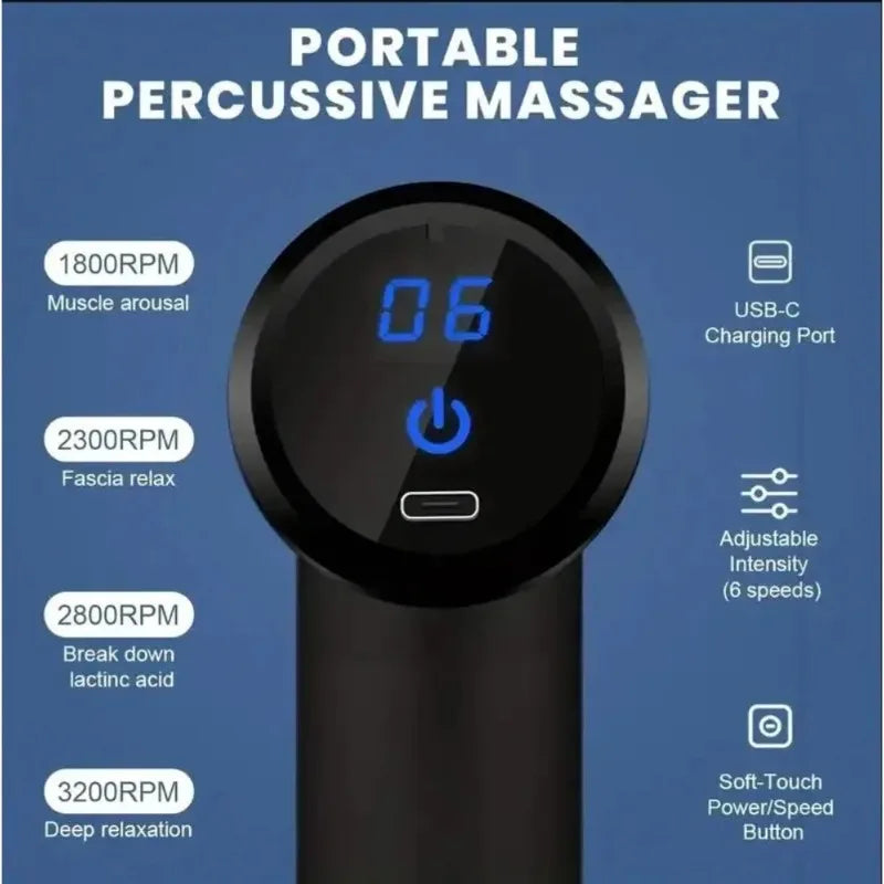 Diamri Percussion Mini Massage Gun Portable Handheld Massager