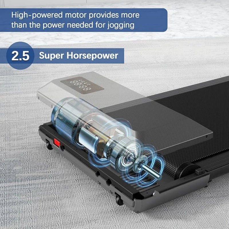 Superun 2-in-1 Home Treadmill 2.5HP 300lb Capacity