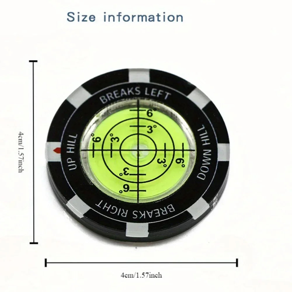 JJ024 Golf Putt Ball Marker High Precision Reading Aid