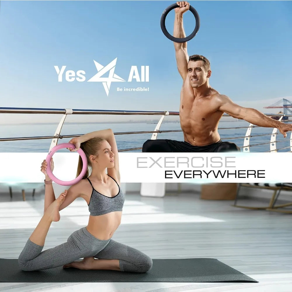 Yes4All Power Ring Weighted Cast Iron Fitness Strength Training