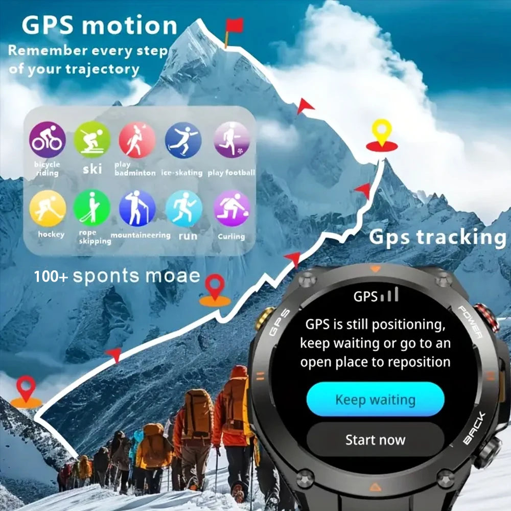 SENBONO GPS Smart Watch With Built In GPS Bluetooth Call