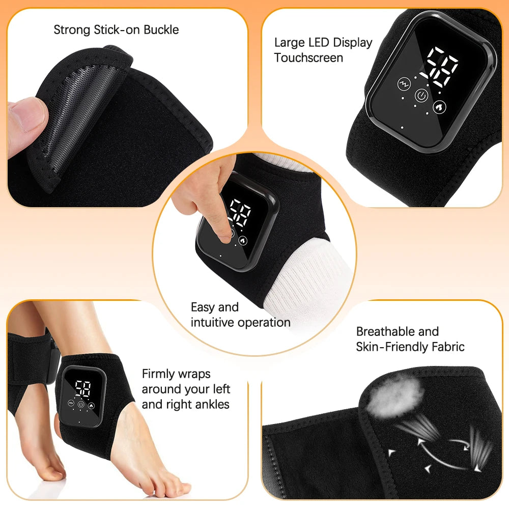 Hailicare Heated Ankle Brace For Injury Recovery And Support