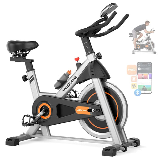 YOSUDA Magnetic Indoor Cycling Bike With Exclusive App And 300 Pounds Capacity