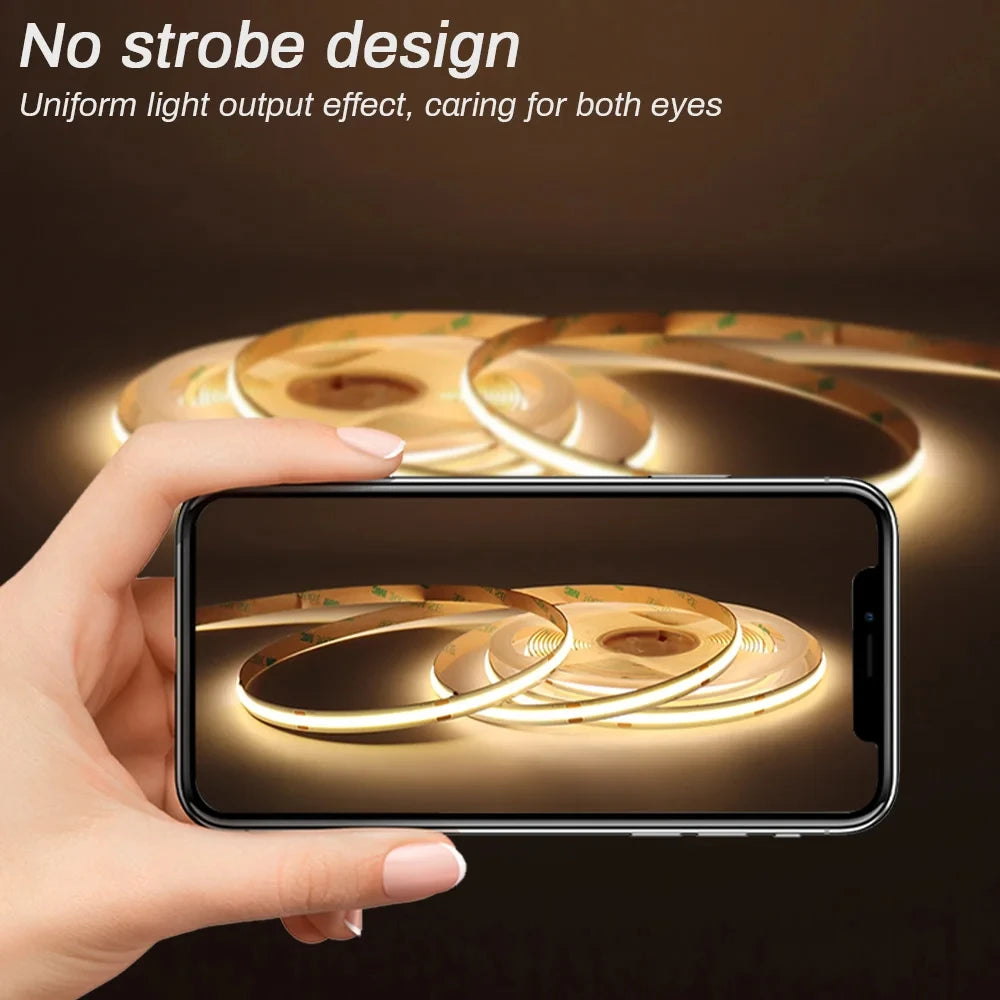 Cooleeon LED Strip Lighting 12V 24V Dimmable Tape Home Decor