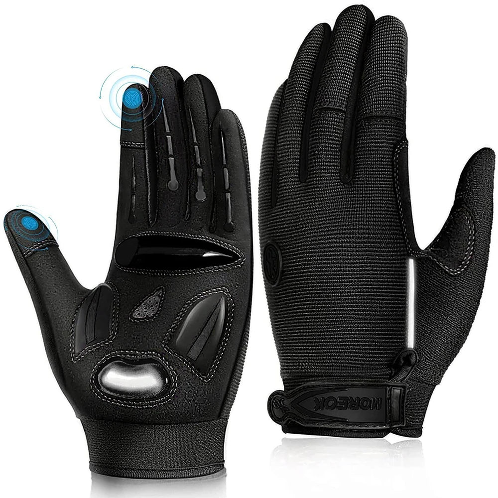 Moreok Racing Gloves Motocross Breathable Non Slip Cycling Touch Screen