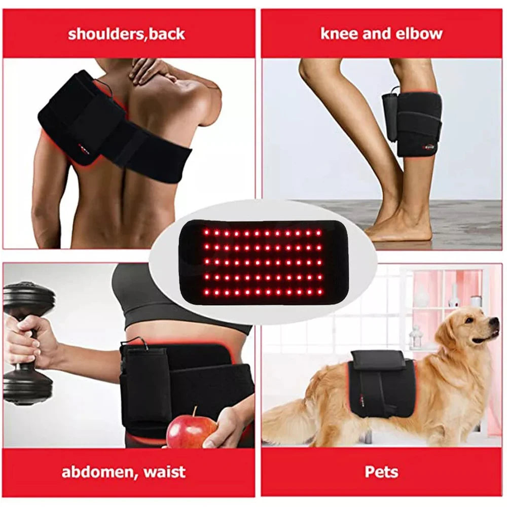 Infrared LED Therapy Heating Pad for Face and Body Relief