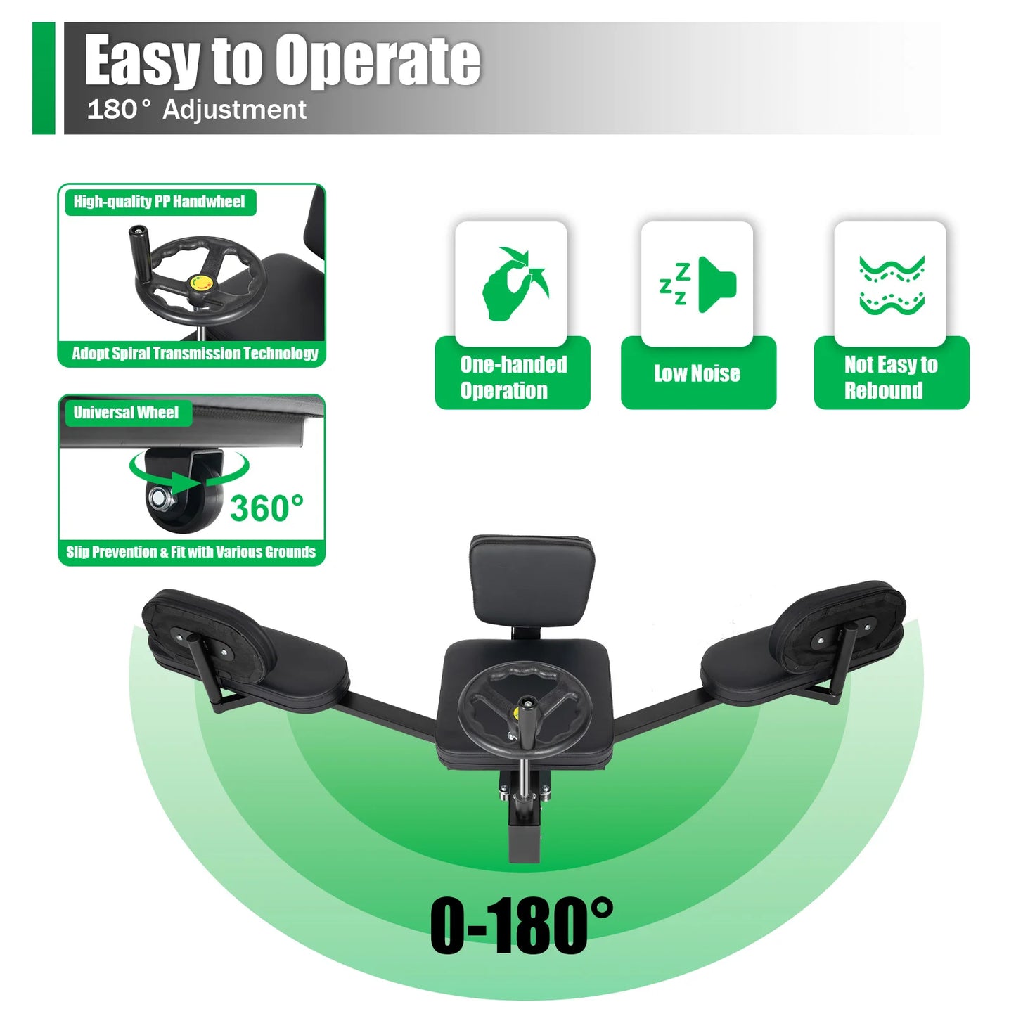 Leg Stretcher Machine Split Trainer With Backrest For Home Gym