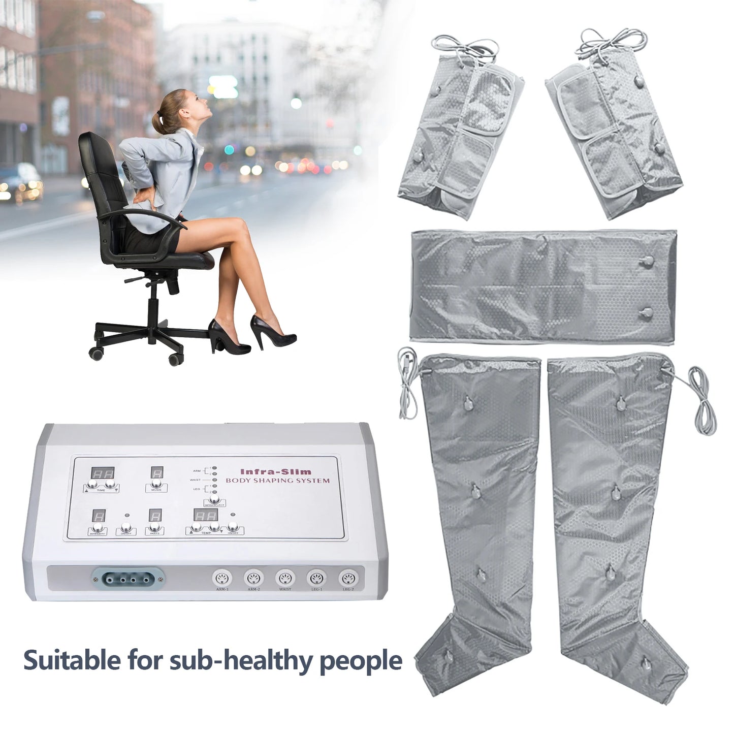 Far Infrared Heating Pressotherapy Air Pressure Slimming Suit Body Contouring