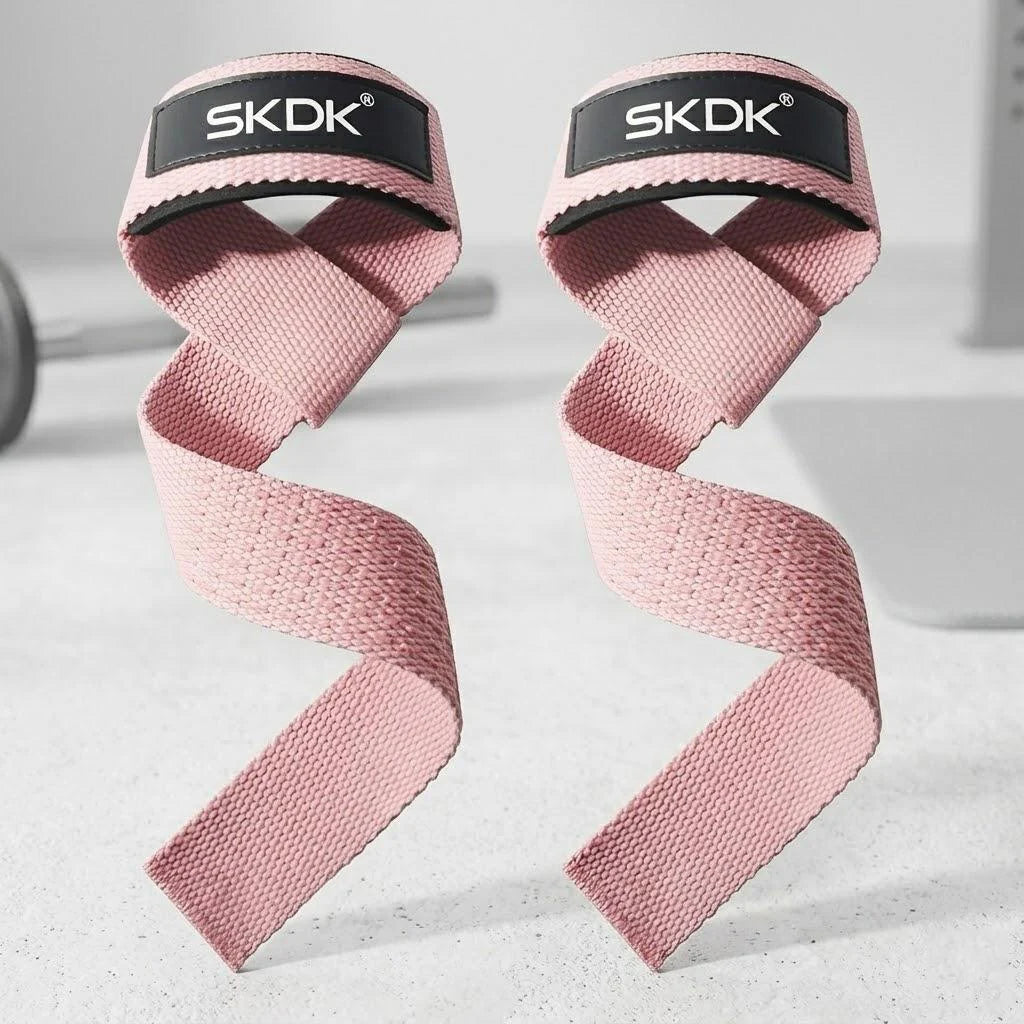 Heavy Duty Weightlifting Wrist Straps with Cushioned Grip for Deadlifts