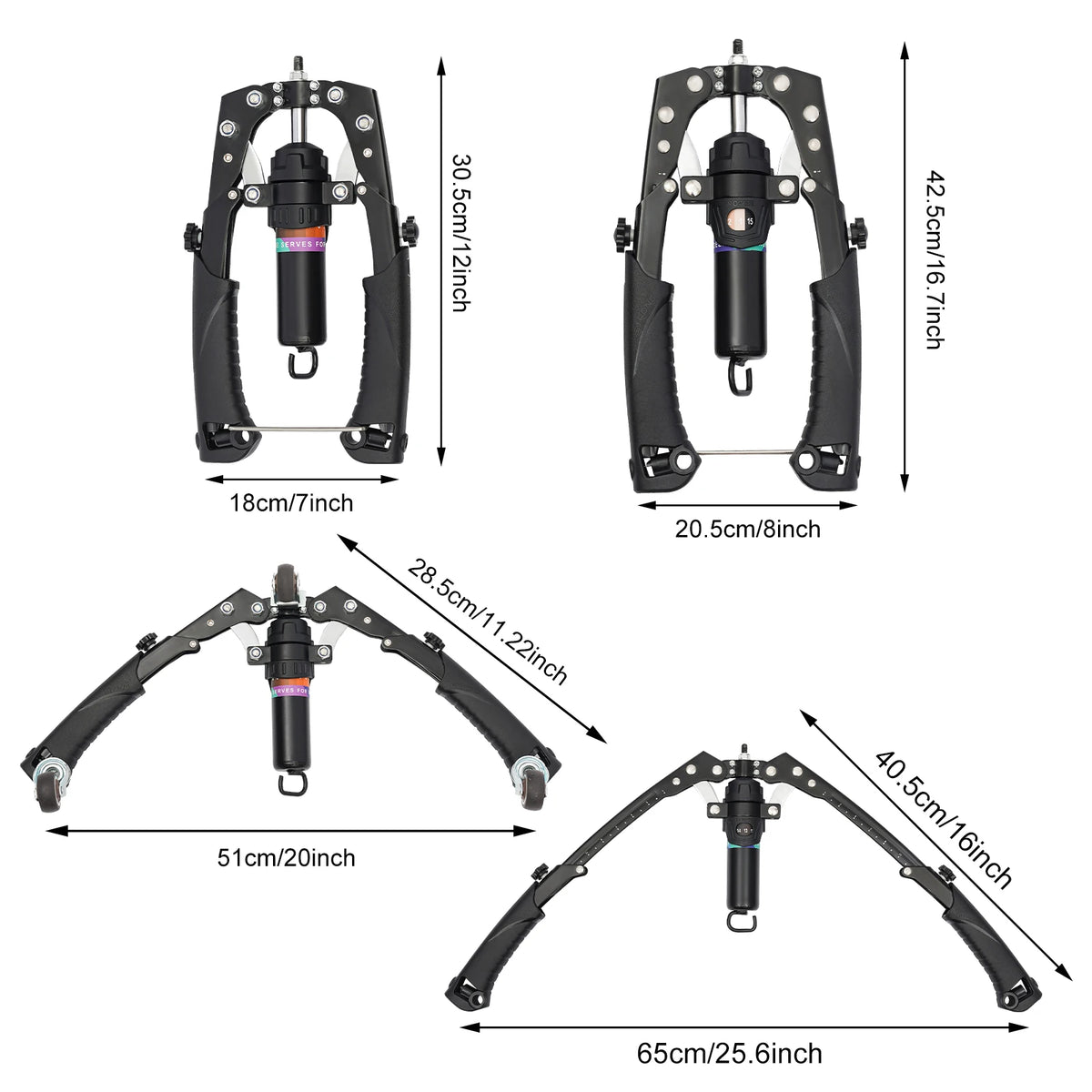 Hydraulic Power Twister Spin Button Forearm and Wrist Strength Trainer