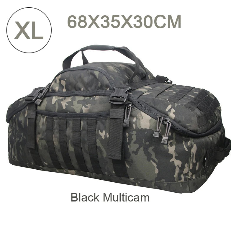 LQARMY Waterproof Convertible Travel Duffel Bag for Fitness and Weekends