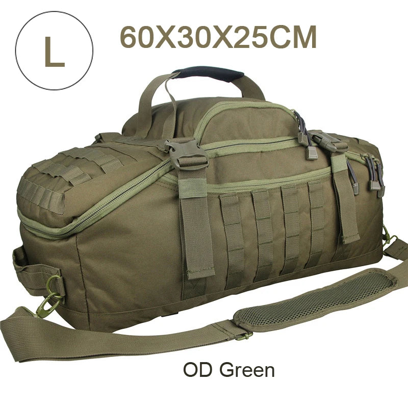 LQARMY Waterproof Convertible Travel Duffel Bag for Fitness and Weekends