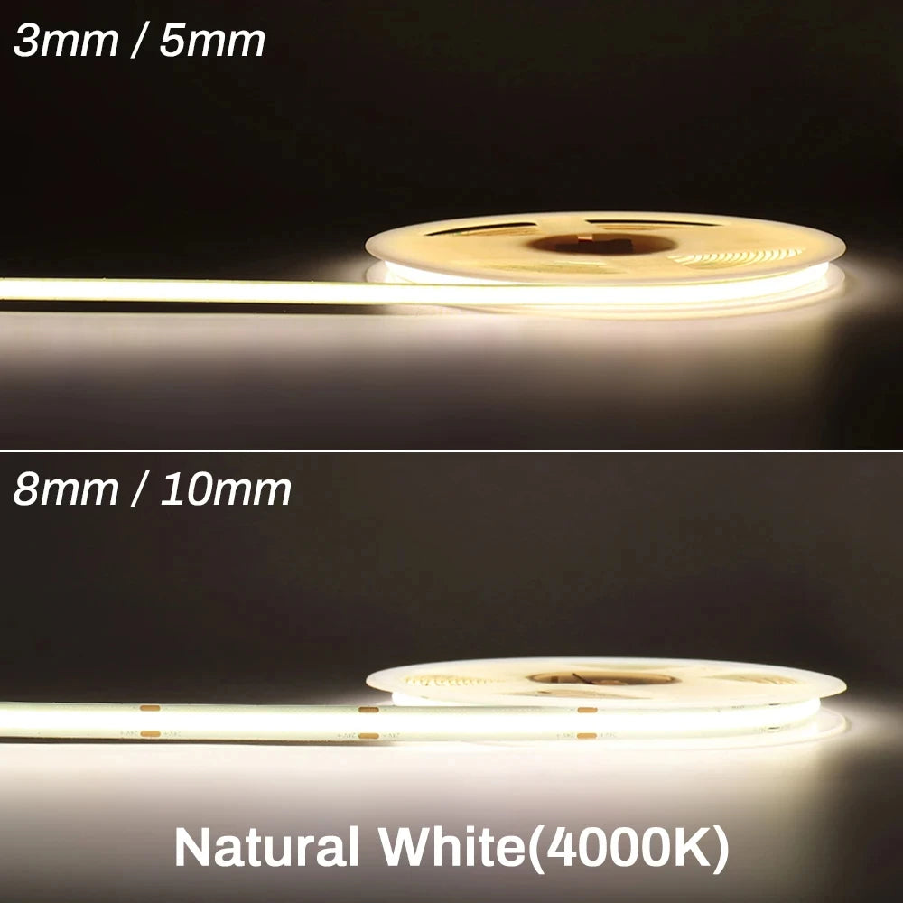Cooleeon LED Strip Lighting 12V 24V Dimmable Tape Home Decor