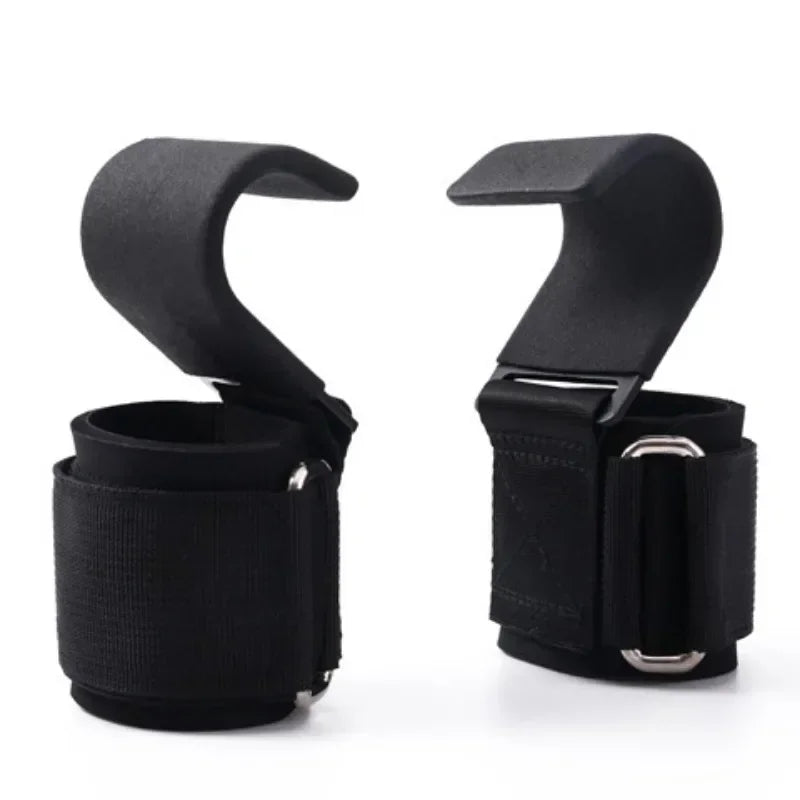 Non-Slip Weight Lifting Hooks And Straps For Deadlift