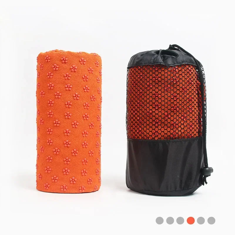 Non Slip Yoga Towel For Hot Yoga And Pilates Mat Absorbent Travel