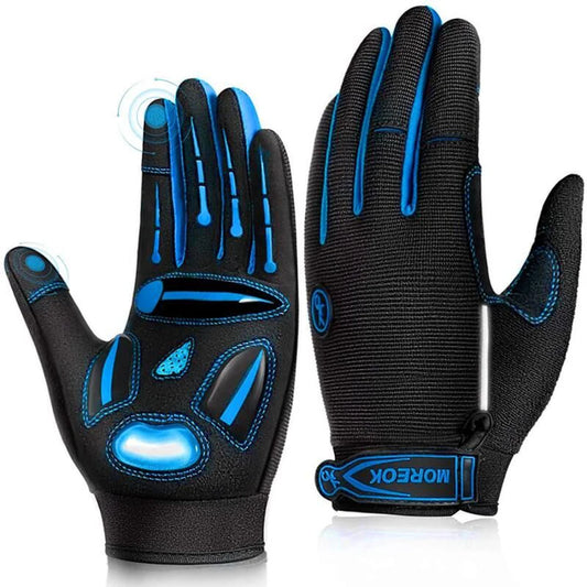 Moreok Racing Gloves Motocross Breathable Non Slip Cycling Touch Screen