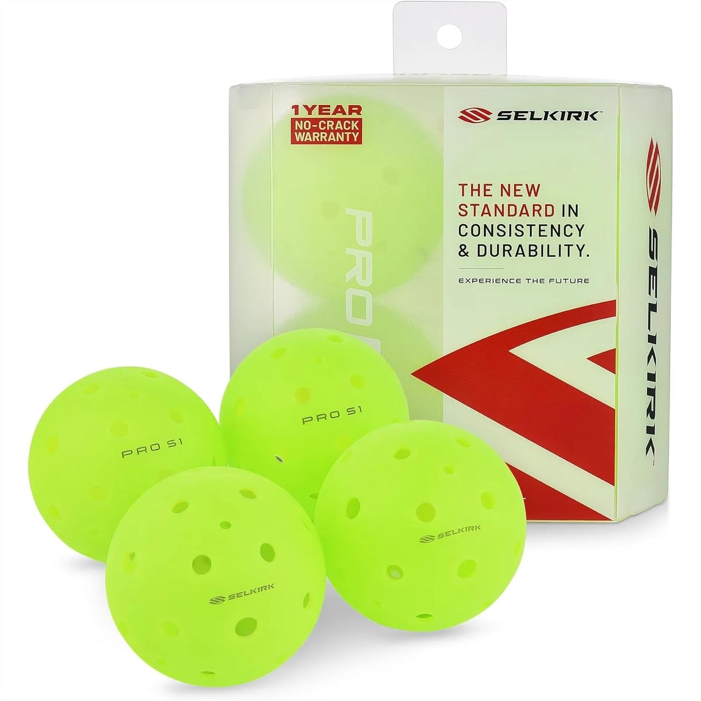 38 Hole Outdoor Pickleball Balls With Crack Resistant Design For Tournament Play