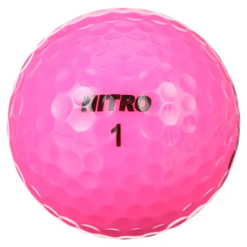White Out Golf Balls Spin Control and Distance Technology