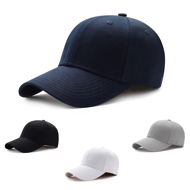 Unisex Solid Golf Cap Cotton Hat For Men And Women
