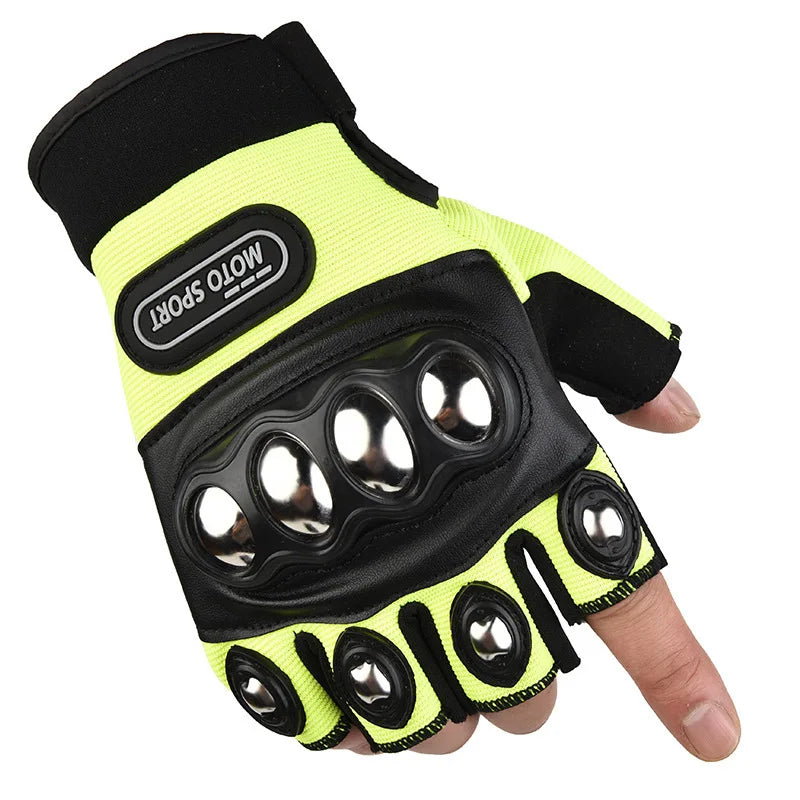 Tactical Gloves Steel Safety For Cycling Powersports And Self Defense