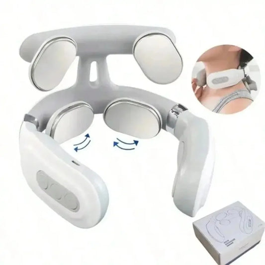 Adjustable USB Charging Neck Massager With Heat For Pain Relief