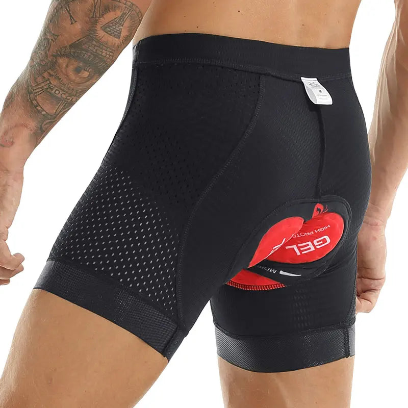 X-Tiger Men Cycling Underwear With 5D Gel Pad Breathable Mesh