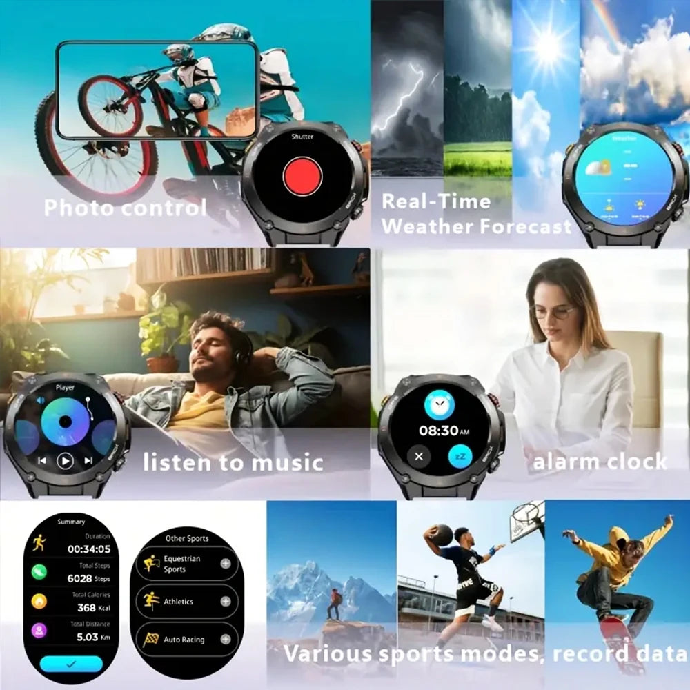 SENBONO GPS Smart Watch With Built In GPS Bluetooth Call