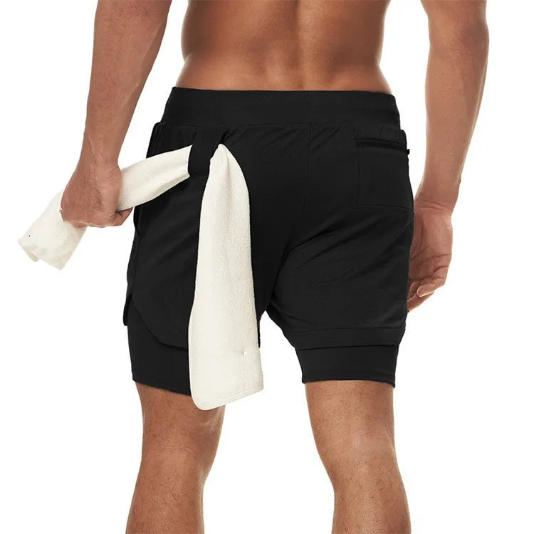 Mens Camo Quick Dry Running Shorts for Gym and Training