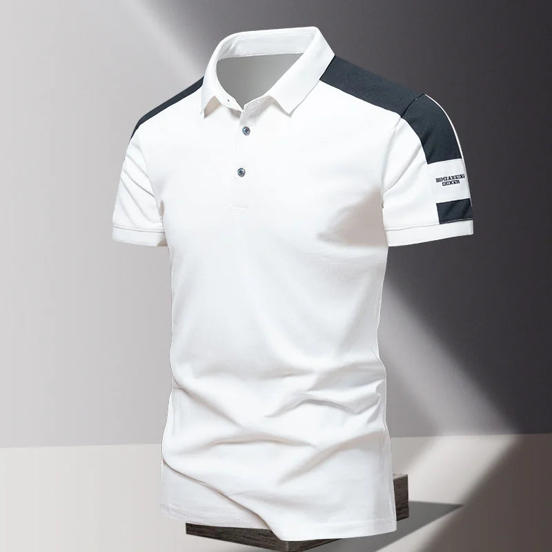 Lane JT CN Men’s Polo Shirt Cotton Short Sleeve Breathable