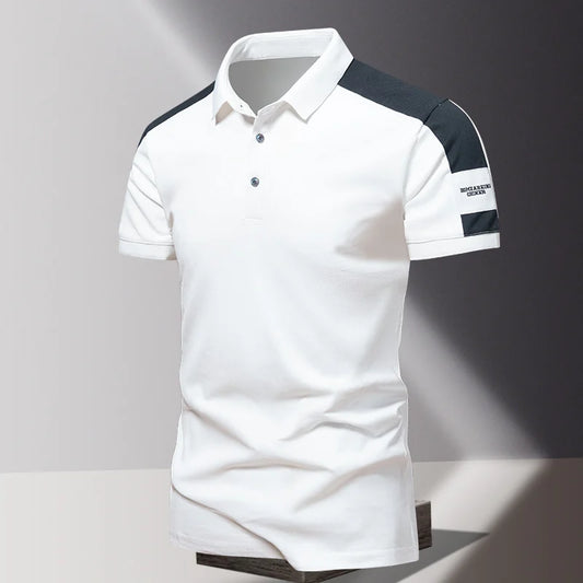 Lane JT CN Men’s Polo Shirt Cotton Short Sleeve Breathable