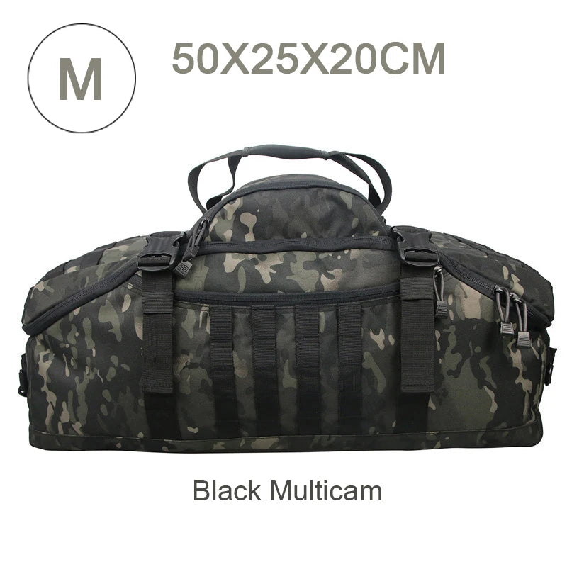 LQARMY Waterproof Convertible Travel Duffel Bag for Fitness and Weekends